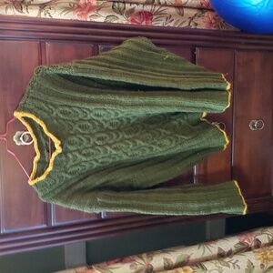 Hand knit sweater